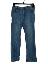 Wrangler Flex Kids Jeans Adjustable Fit Waist Stretch Slim Mid-Rise Blue Size 10 - £12.60 GBP