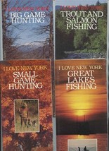 I Love New York Big Small Game Hunting Great Lake Trout Salmon Fishing Brochures - £14.84 GBP