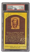 Ralph Kiner Signed 4x6 Pittsburgh Pirates HOF Plaque Card PSA/DNA 85027889 - £30.51 GBP