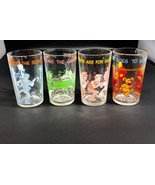 Set of 4 Vintage 1971-73 Archie Comics Glass Drink Tumbler 4.25&#39;&#39; - £31.25 GBP