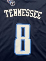 NFL Marcus Mariotta Nike Basketball Jersey #8 Tennessee Titans Nike Large Blue - £19.55 GBP
