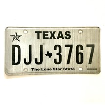 Untagged United States Texas Lone Star State Passenger License Plate DJJ 3767 - £13.24 GBP