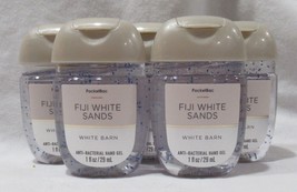 White Barn Bath &amp; Body Works PocketBac Hand Gel Lot Set of 5 FIJI WHITE ... - $23.75