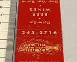 Matchbook Cover  Sand Flea Seafood Restaurant  FT Walton Beach, FL gmg  ... - $12.38
