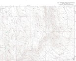 Hot Springs Creek, Nevada 1967 Vintage USGS Topo Map 7.5 Quadrangle Topo... - £18.97 GBP