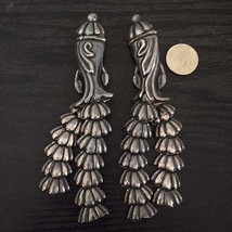 Pair 2 Los Castillo Taxco Mexico Vintage Brooch Pins Sterling Silver Mex... - £583.86 GBP