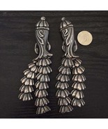 Pair 2 Los Castillo Taxco Mexico Vintage Brooch Pins Sterling Silver Mex... - £581.85 GBP