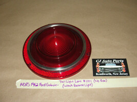 NOS/NORS 1962 FORD GALAXIE TAIL LIGHT LENS (WITHOUT REVERSE LIGHT) #001 - $24.74