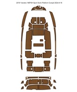 2016 Yamaha 190FSH Sport Swim Platform Cockpit Pad Boat EVA Foam Teak Fl... - $20,441.41 MXN