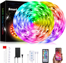 Led Strip Lights 65.6 Feet Flexible Led Lights for Bedroom RGB LED Lights Color - £26.29 GBP