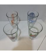 Lot Of 4 Branded Beer Pint Glasses  - $12.95