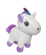 ABC Trading White Purple Unicorn Plush Suction Cup Stuffed Animal 2018 6&quot; - $11.09