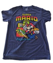 Nintendo Super Mario Bros Adventures Women’s  Short Sleeve T-Shirt Size ... - £9.34 GBP