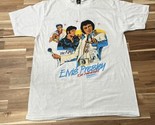 Vintage 80s 1987 Elvis Presley Single Stitch 10th Anniversary White T-Sh... - £33.80 GBP