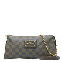 Louis Vuitton Damier Chain Handbag Shoulder Brown PVC Leather - £1,808.46 GBP