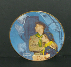 Norman Rockwell &quot;Our Heritage&quot; Gorham Collector&#39;s Plate Boy Scouts - £19.45 GBP