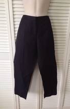 NEW Liviana Conti Navy-cropped Side Slice Pockets (Size 46/16) - MSRP $425.00! - £78.92 GBP