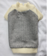 Dickens&#39; Closet Dog Gray White Herringbone Zip Jacket Size XS - €7,57 EUR