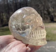 Vintage MASTER Citrine Skull Activated Crystal Skull Manifest Success Ab... - $449.00