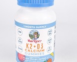 Mary Ruths K2 D3 Peach Mango Apricot Calcium Gummies 30ct BB06/25 - $22.20