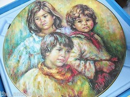 Royal Doulton collector plate &quot;Village Children&quot; by Lisette De Winne, ne... - $44.55