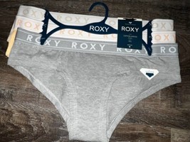 Roxy ~ Women&#39;s Hipster Underwear Panties Cotton Blend 3-Pair (A) ~ XL - £17.54 GBP