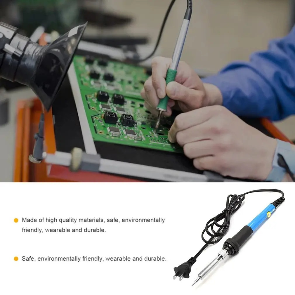 Soldering  200-450? Adjustable Temperature Electric Solder  Rework Station Mini  - £104.47 GBP