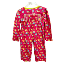 Night Life Owl Pajama Set Pink Long Sleeve Top &amp; Pants NWT Size 3T - $14.84