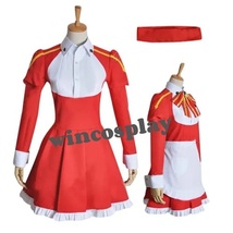 Sword Art Online Lisbeth Maid Cosplay Costume Halloween Outfit Women Costume - £55.31 GBP
