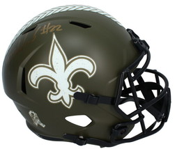 Rashid Shaheed Autographed Saints 2022 STS Full Size Speed Helmet Beckett - $404.10