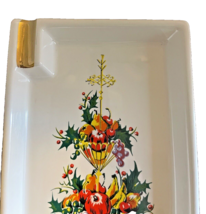 Ashtray Lefton 4157 Fruit Tier Bowl Rectangle Vintage Ceramic 4 inch x 9... - $17.63
