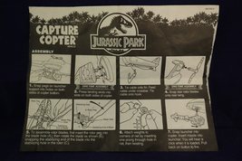 Kenner Jurassic Park 1993 Capture Copter Assembly &amp; Operations Instruction Sheet - $10.00