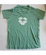 Dropbox Logo Women&#39;s V Neck Size Small Shirt - £10.75 GBP