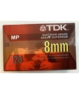 TDK 8mm 120 MP Superior Grade Camcorder Video Blank Tape 120MIN -  NOS - $15.85