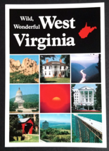 Wild Wonderful West Virginia Split View Greetings David Crown UNP Postcard 4x6 - £3.18 GBP