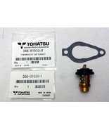 TOHATSU FITS NISSAN 2 STROKE 9.8 THRU 18 HP THERMOSTAT 350010301 KIT WITH GASKET - $31.83