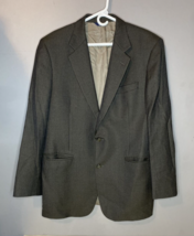 Brooks Brothers 346 Mens Two-Button  Blazer Wool Sport Coat Jacket Size 42 L - £25.56 GBP