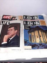 1963 Life Magazine November 29 December 6 Look Dec 3 and 31 JFK Kennedy Lot of 4 - $24.00