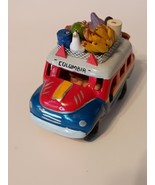 Columbian Folk Art Pottery Bus Handcrafted Painted Colorful Tourist Souv... - $268.20 MXN