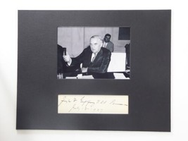 Joseph Guffey Signed Matted 11x14 Display Pennsylvania Senator Autographed - $19.79