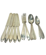 FLATE SILVERWEAR SET, 16-PEICE (1-TEASPOON MISSING) COMMUNITY ~ VINTAGE~... - $23.67 CAD