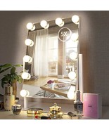 Hieey Hollywood Vanity Mirror With Lights, Makeup Mirror With 12, White,... - £41.20 GBP