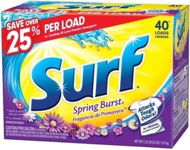 Surf Spring Burst Powder Laundry Detergent, 52oz, 40 Loads - $553.71 MXN