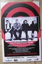 U2 Vertigo 2006 Hawaii OTX Tour Poster Last Date on This Tour With Pearl... - £19.73 GBP