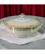 Vintage Noritake Bone China Covered Vegetable Dish with Handles Tiara Pa... - £29.07 GBP