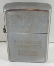 Vintage Korea Lansing &quot;Bob Moore Transports&quot; Advertising Lighter - $8.90