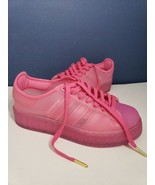 Adidas Superstar Jelly Pink Semi Solar Women Size 8.5 Rare Shell Toe Lim... - £43.47 GBP