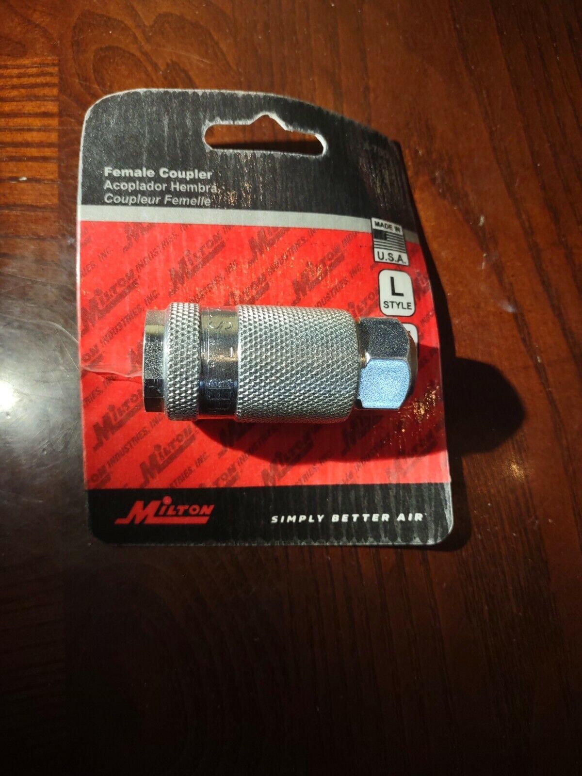 Milton Female Coupler 1/4"-Brand New-SHIPS N 24 HOURS