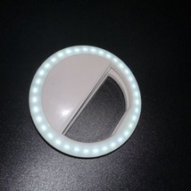 Cell Phone Ring Clip-On Light Use For Selfies, Has 3 LED Settings. Uses 2 AAA . - £6.11 GBP