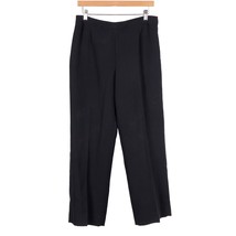 Kasper Dress Pants 6 Womens Black Career Casual Classic Lined Polyester - £15.46 GBP
